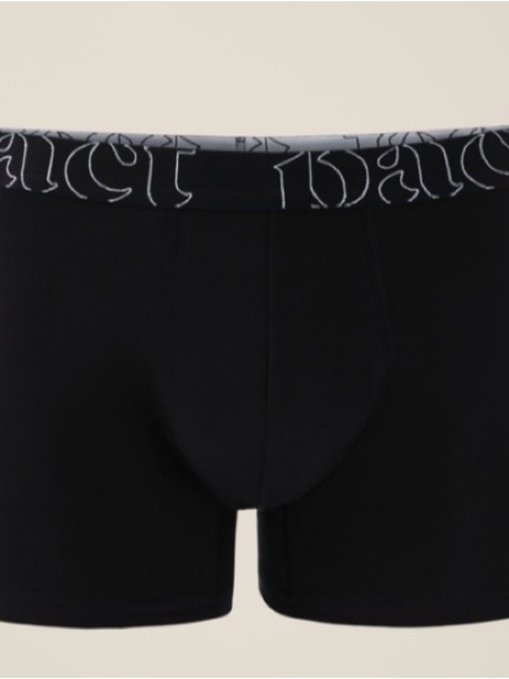 Pact Black Boxer Briefs with Logo Waistband